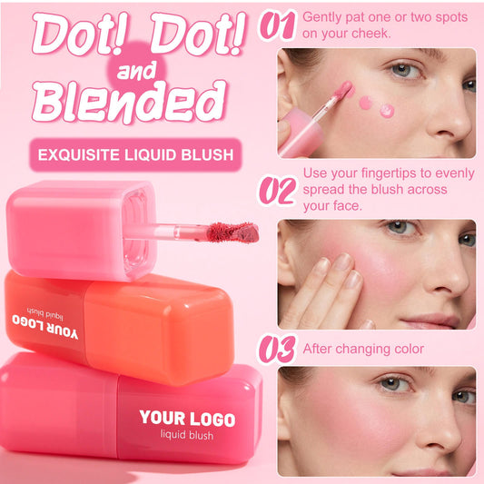 GLOW LIQUID BLUSH---Stop Using Filters,This Blush Is Your Filter!