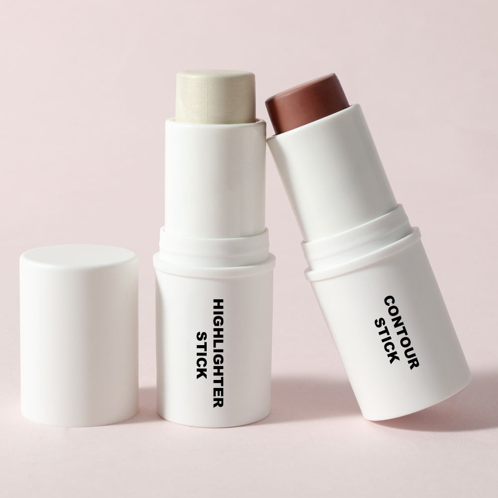 White round blush stick