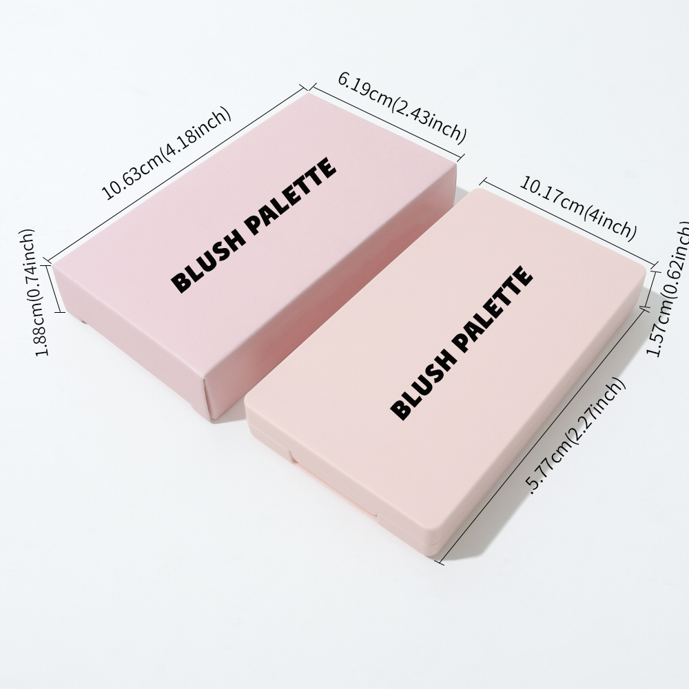 Pink Two-color High Pigment Powder and Cream Blush Palette