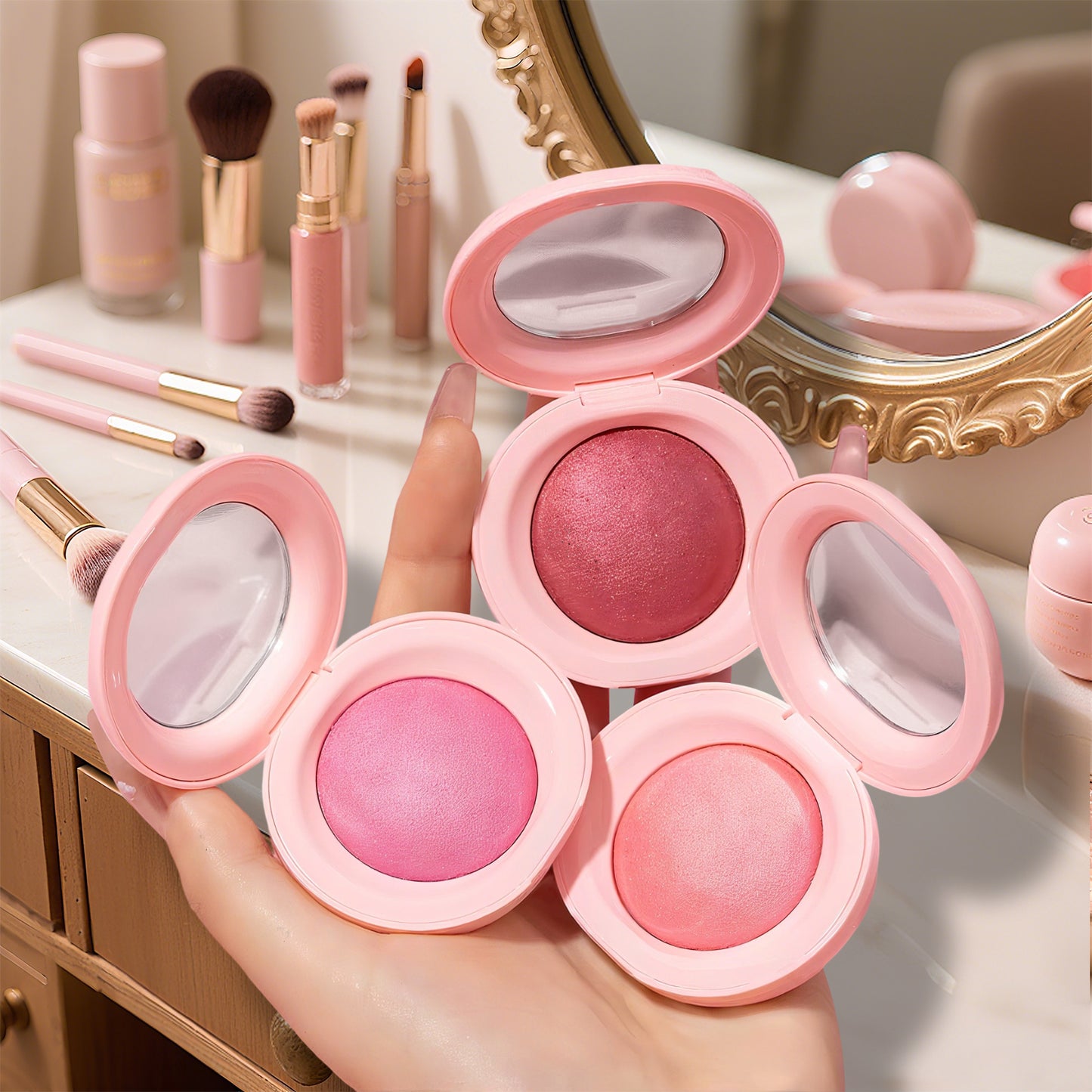 Baked Blusher Contour and Blush Palette